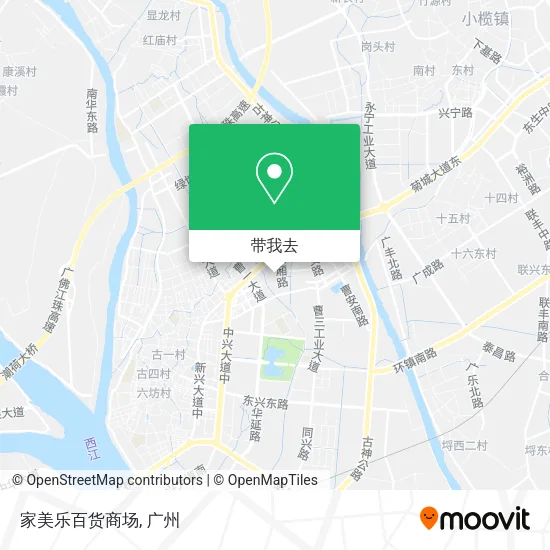 家美乐百货商场地图