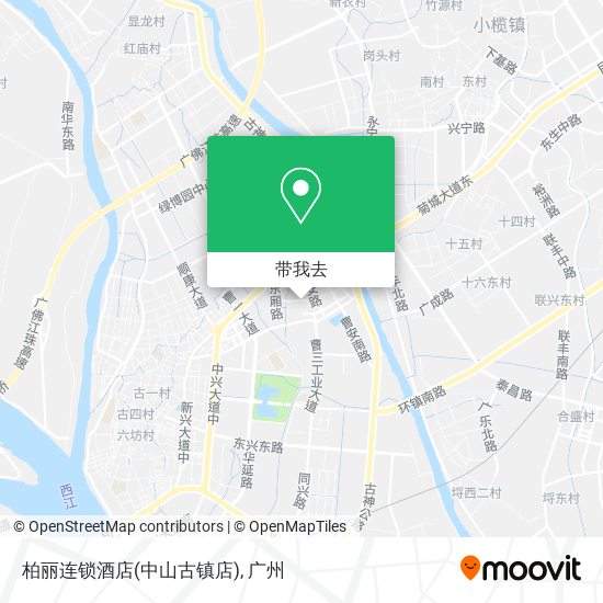 柏丽连锁酒店(中山古镇店)地图