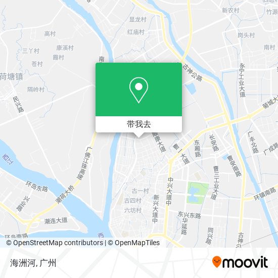 海洲河地图