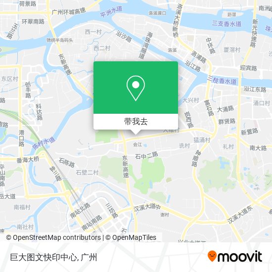 巨大图文快印中心地图
