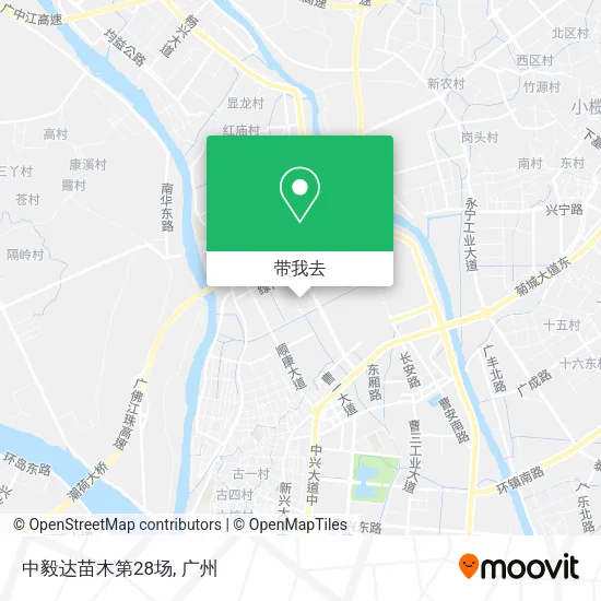 中毅达苗木第28场地图