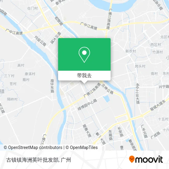 古镇镇海洲英叶批发部地图