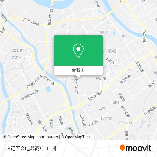 信记五金电器商行地图