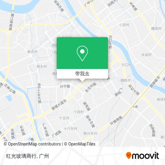 红光玻璃商行地图