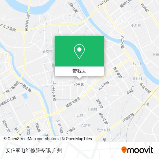 安信家电维修服务部地图
