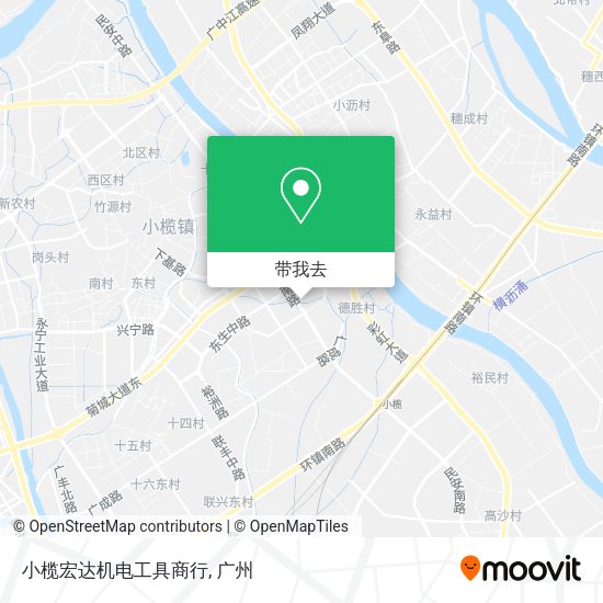 小榄宏达机电工具商行地图