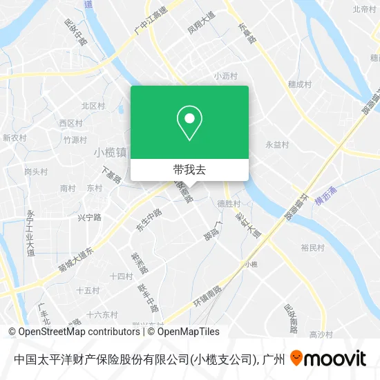 中国太平洋财产保险股份有限公司(小榄支公司)地图