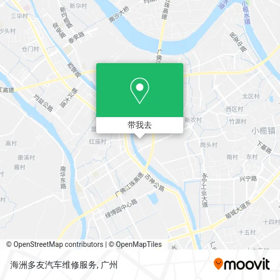 海洲多友汽车维修服务地图