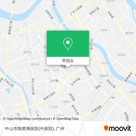 中山市陈星海医院(中医院)地图