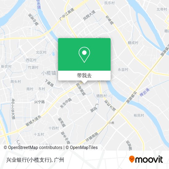 兴业银行(小榄支行)地图