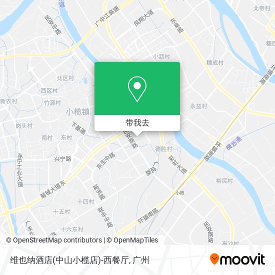 维也纳酒店(中山小榄店)-西餐厅地图