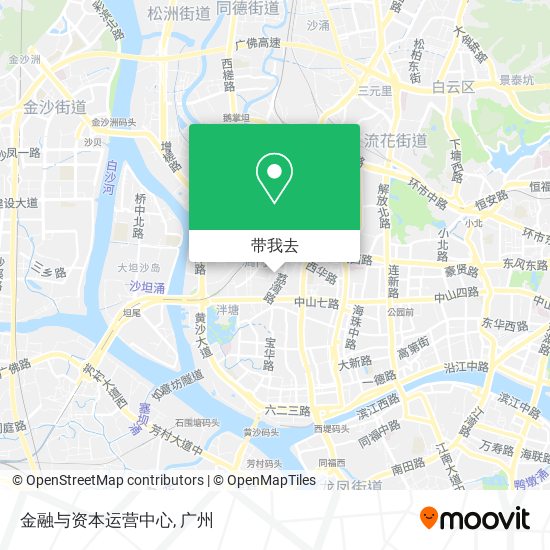 金融与资本运营中心地图