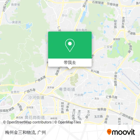 梅州金三和物流地图