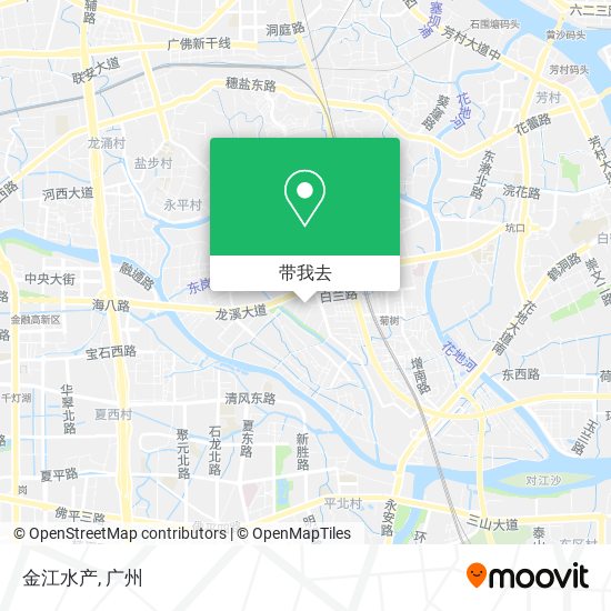 金江水产地图