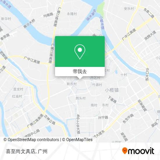 喜至尚文具店地图