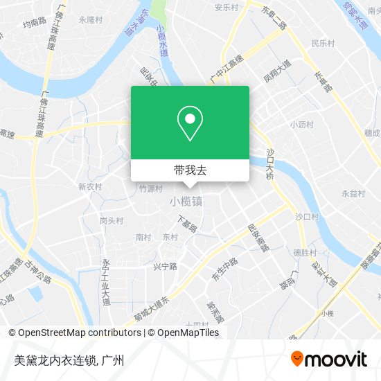 美黛龙内衣连锁地图