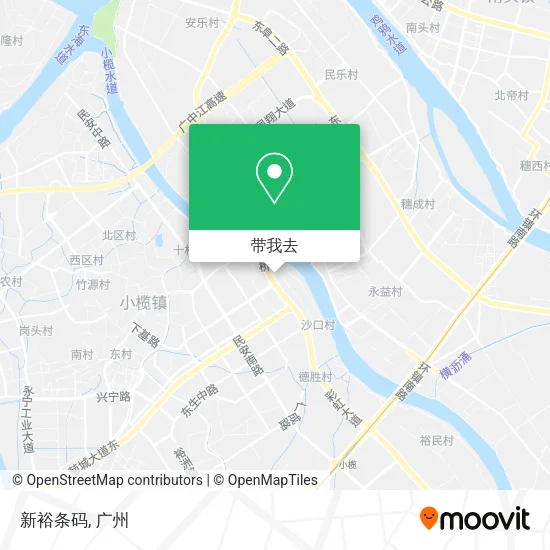 新裕条码地图