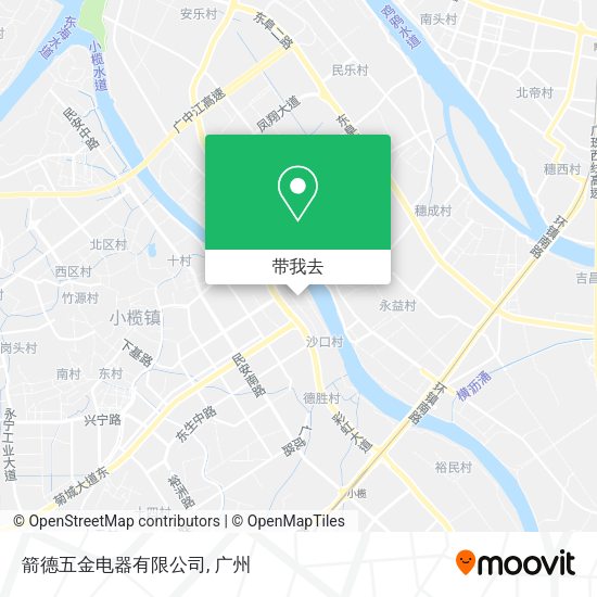 箭德五金电器有限公司地图