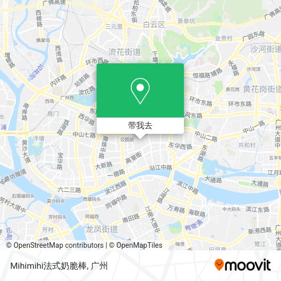 Mihimihi法式奶脆棒地图