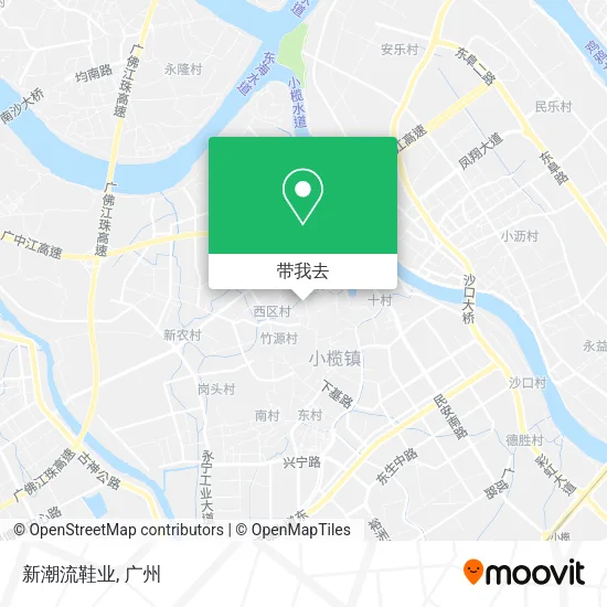 新潮流鞋业地图