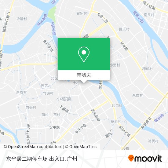 东华居二期停车场-出入口地图