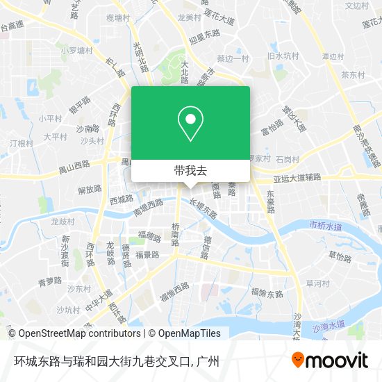 环城东路与瑞和园大街九巷交叉口地图