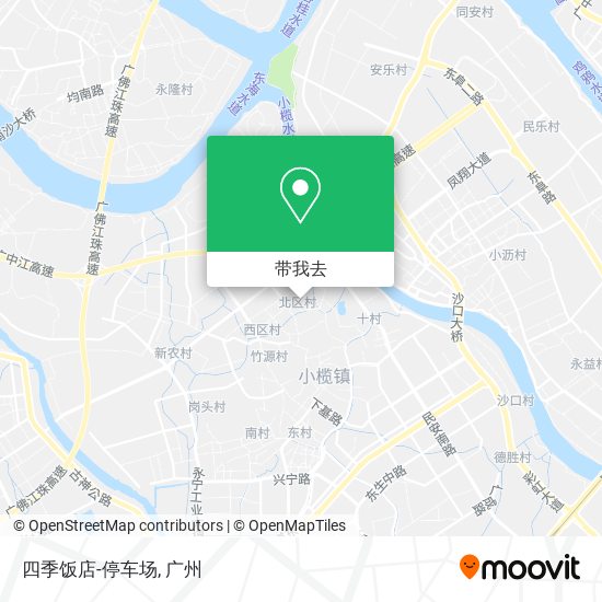 四季饭店-停车场地图