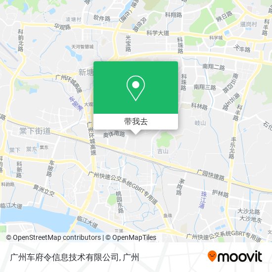 广州车府令信息技术有限公司地图