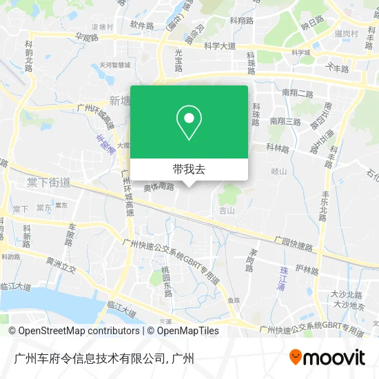 广州车府令信息技术有限公司地图
