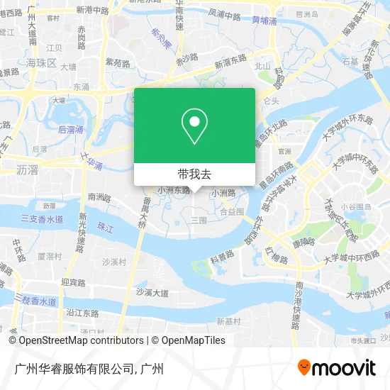 广州华睿服饰有限公司地图