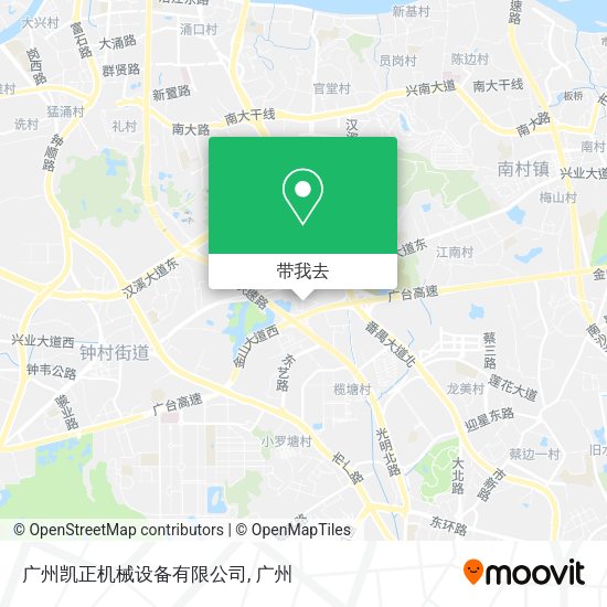 广州凯正机械设备有限公司地图