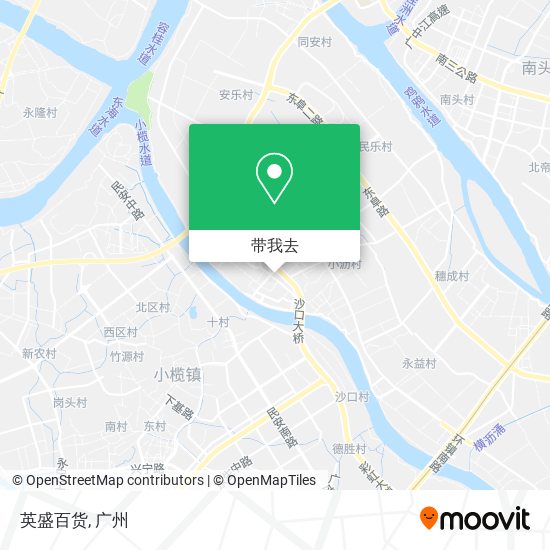 英盛百货地图