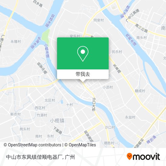 中山市东凤镇偕顺电器厂地图