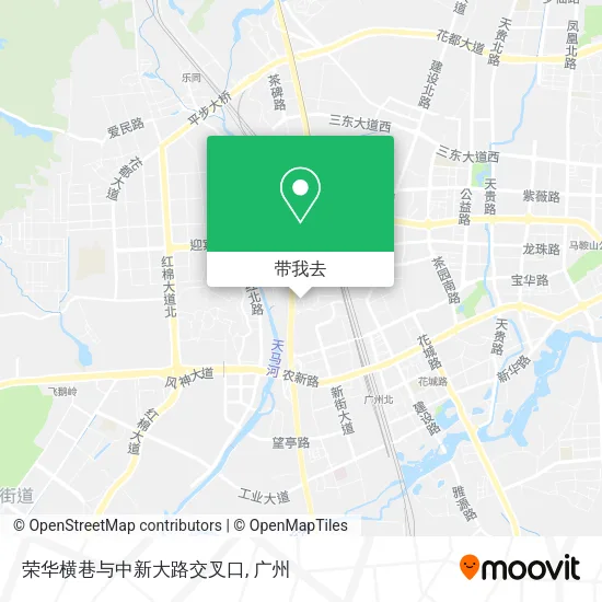 荣华横巷与中新大路交叉口地图