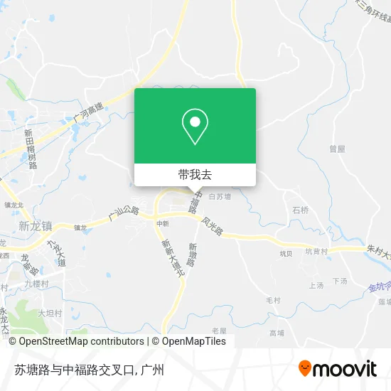 苏塘路与中福路交叉口地图