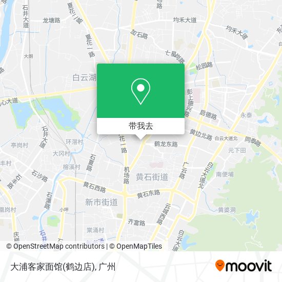 大浦客家面馆(鹤边店)地图