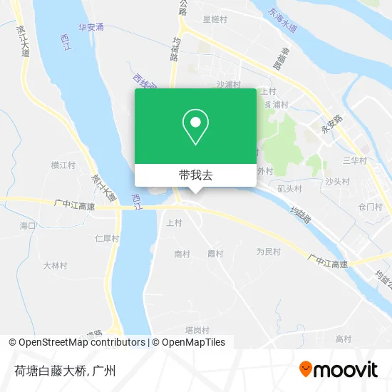 荷塘白藤大桥地图