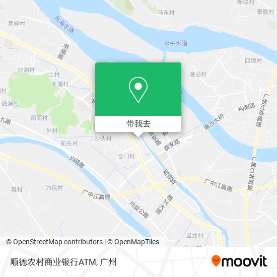 顺德农村商业银行ATM地图