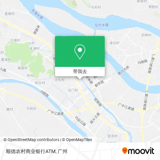 顺德农村商业银行ATM地图
