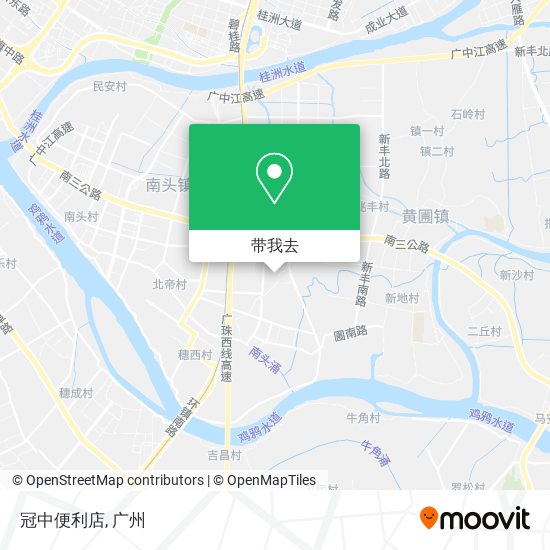 冠中便利店地图