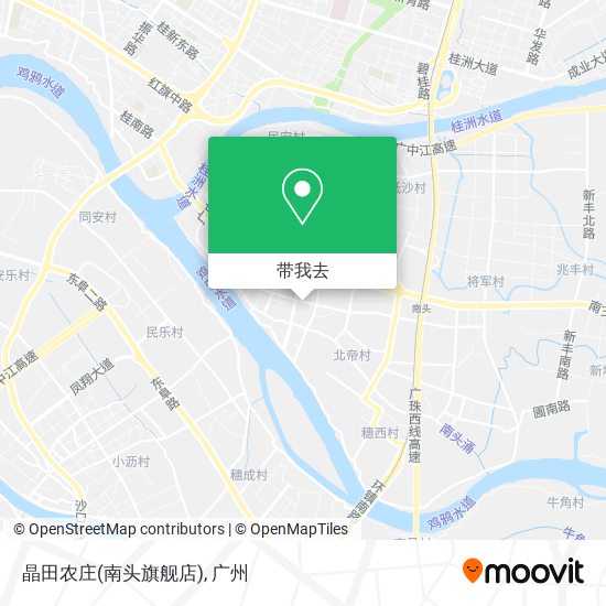 晶田农庄(南头旗舰店)地图