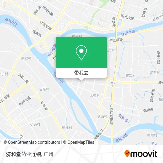 济和堂药业连锁地图