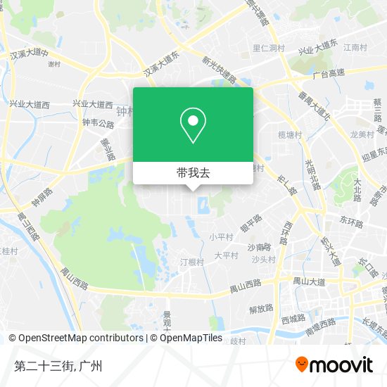 第二十三街地图