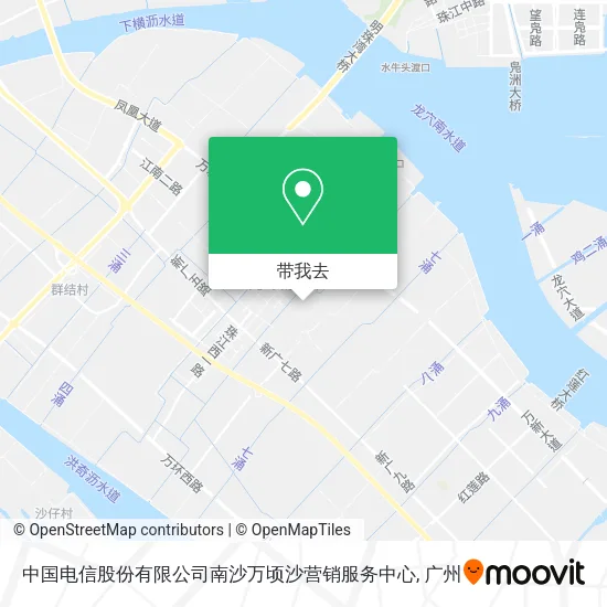 中国电信股份有限公司南沙万顷沙营销服务中心地图