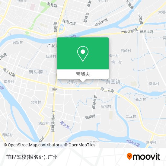 前程驾校(报名处)地图