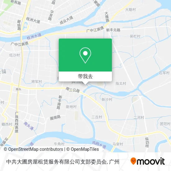 中共大圃房屋租赁服务有限公司支部委员会地图