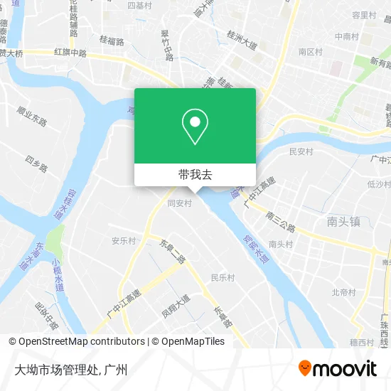 大坳市场管理处地图