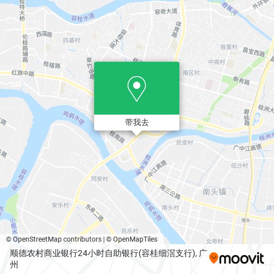 顺德农村商业银行24小时自助银行(容桂细滘支行)地图