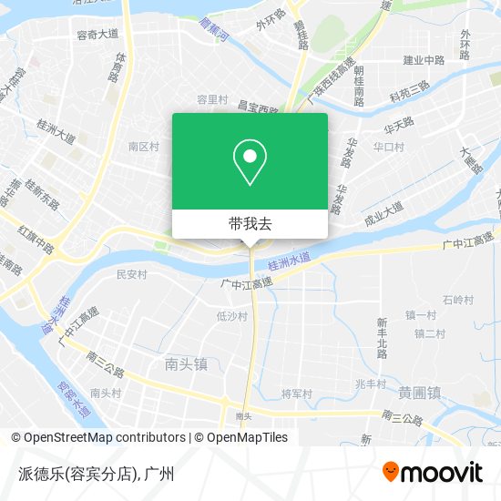 派德乐(容宾分店)地图