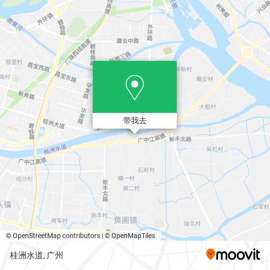 桂洲水道地图